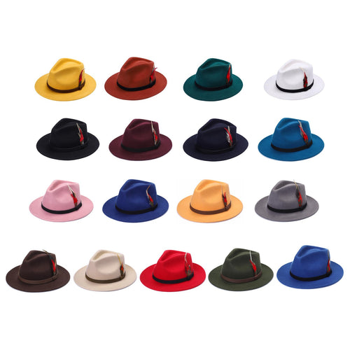 Wool fedora hat handmade wide brim size guide XS to XL UK Hopoye