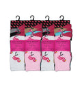 Flamingo design women's cotton rich novelty socks ladies multipack UK 4-6.5 Hopoye