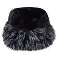 Hopoye Fluffy Fur Hat, women's faux fur winter bucket hat, photo 3