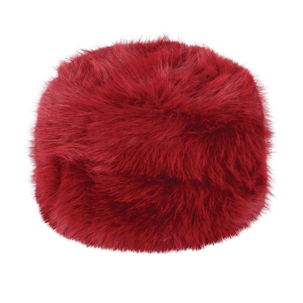 Cosack faux fur winter hat side profile soft warm UK Hopoye