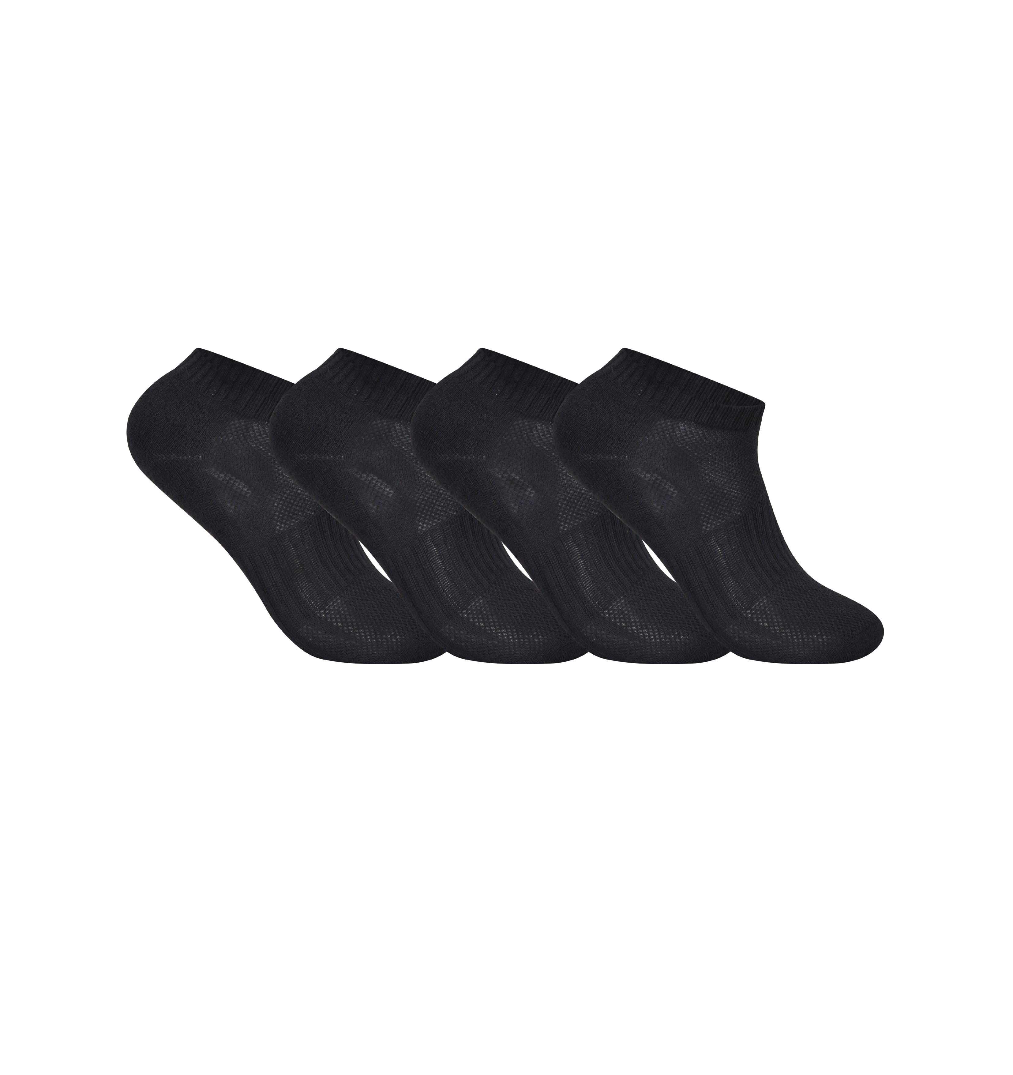 Black colour girls school socks breathable cotton cushioned UK 3 6 9 12 pairs