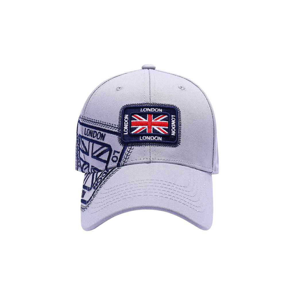 London Union Jack Baseball Cap | Adjustable UK Flag Hat | 6 Colours