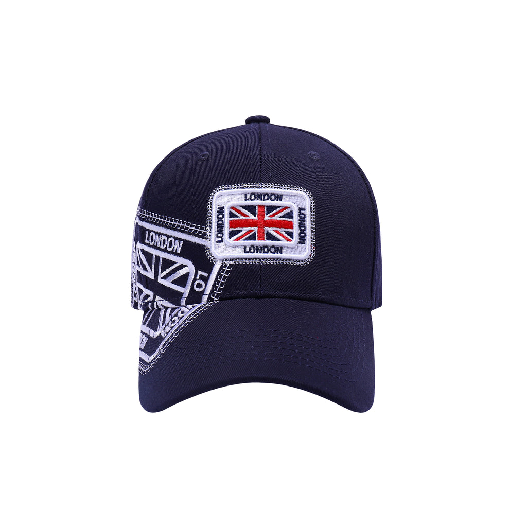 Union Jack British pride cap adjustable souvenir UK Hopoye