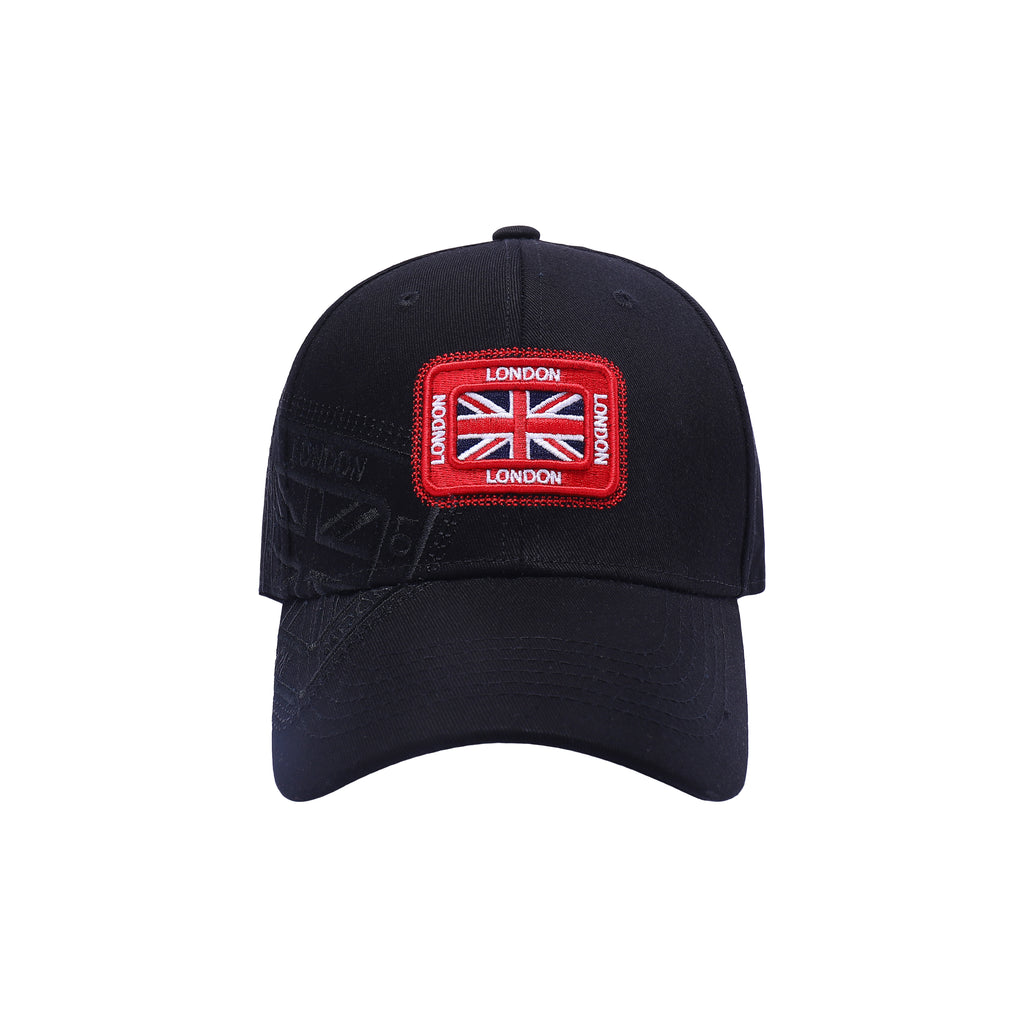 London Union Jack Baseball Cap | Adjustable UK Flag Hat | 6 Colours