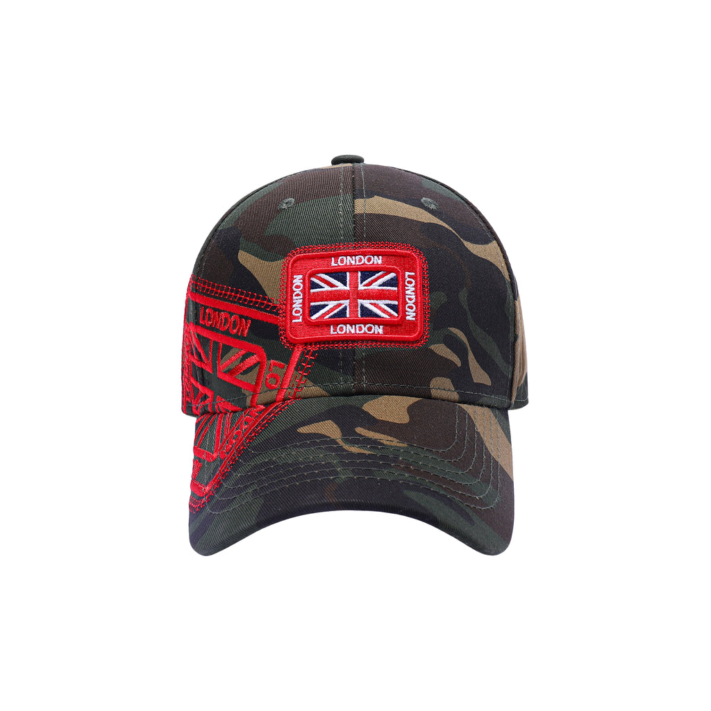 London UK flag cap side view adjustable streetwear UK Hopoye