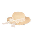 Minimalist kids straw hat colour range 5 options UV UK Hopoye