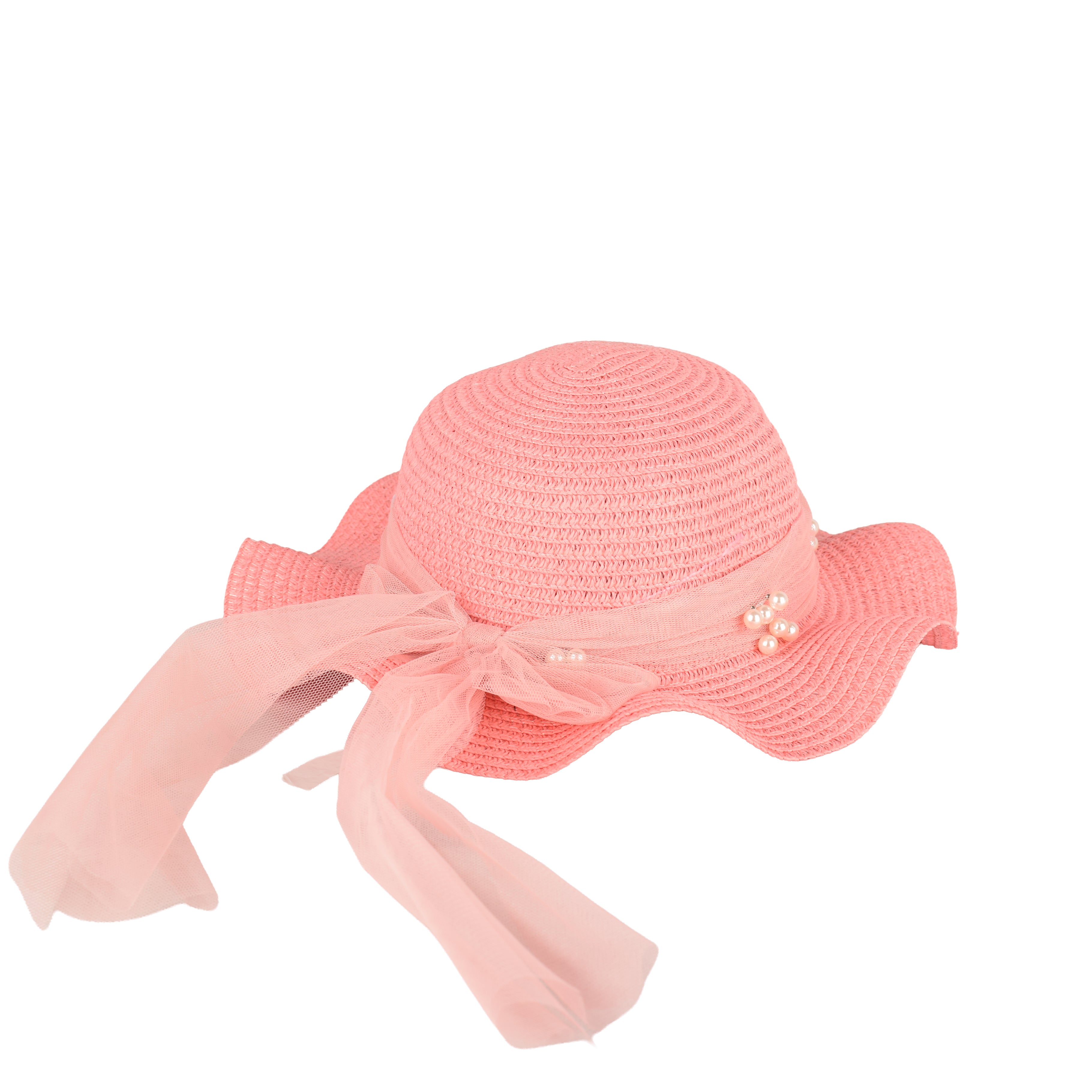 Beautiful kids straw hat side view UV 54cm UK Hopoye