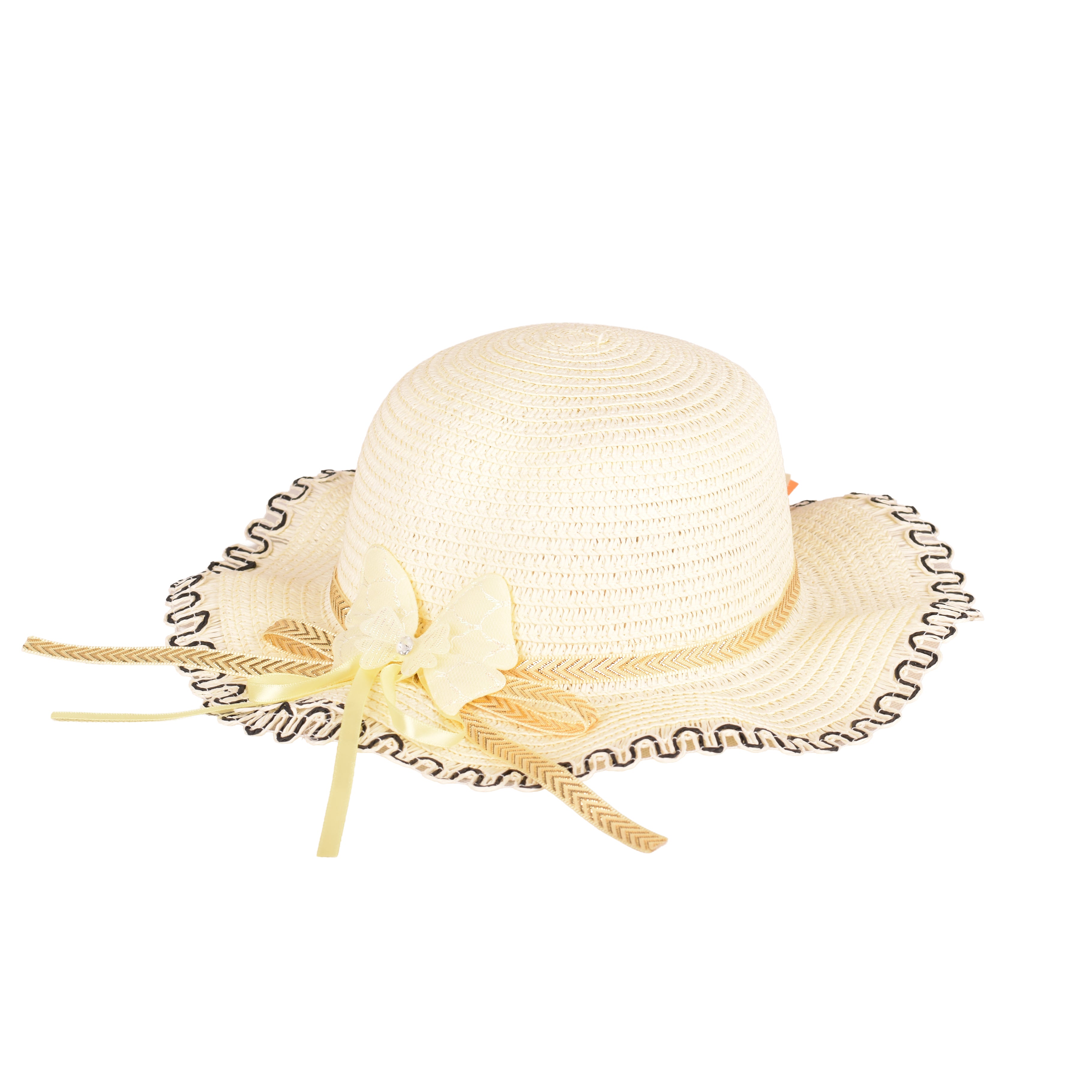 Kids straw hat lifestyle wearing beach holiday UV UK