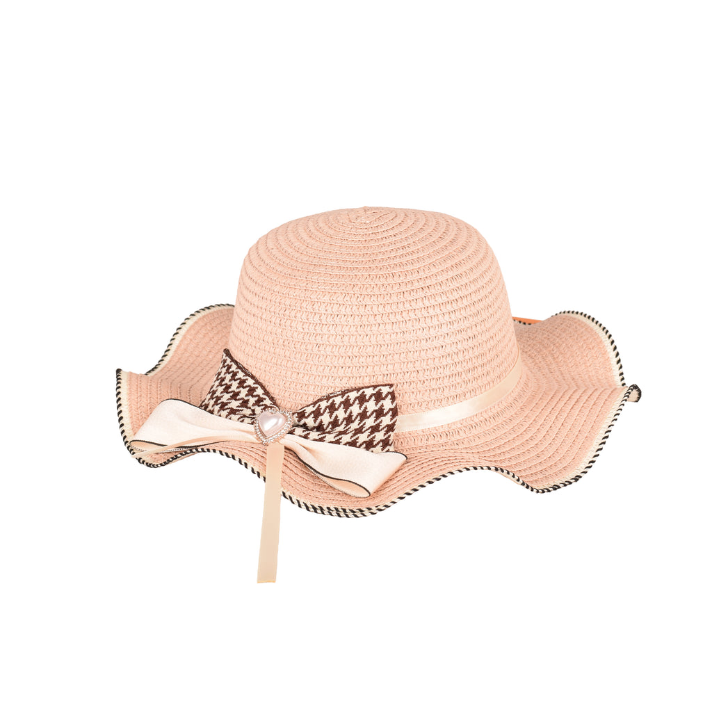 Luxury kids sun hat close up wide brim crushable UV UK