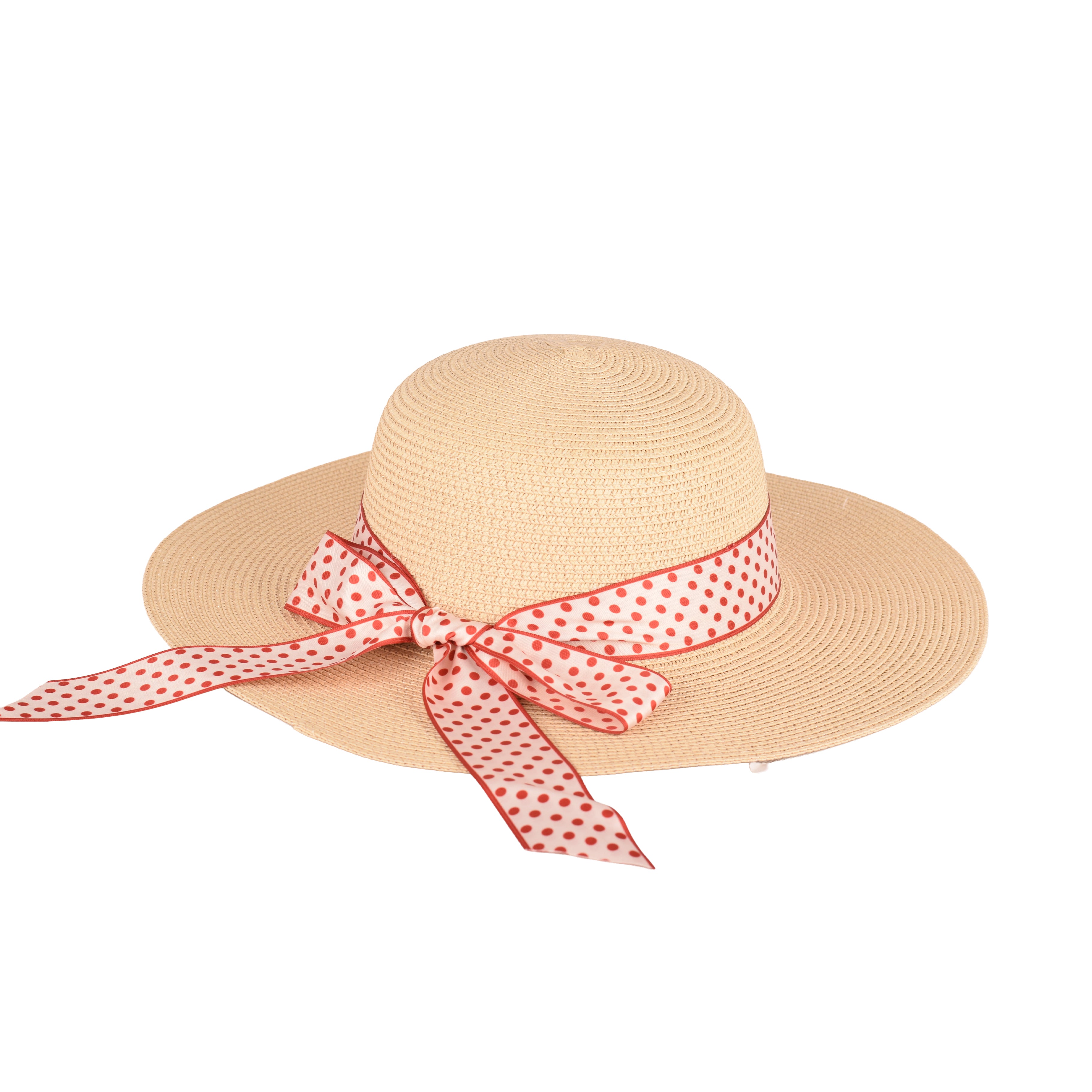 Ladies beach sun hat close up wide brim beaded UV UK