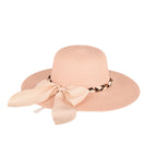 Premium beach straw hat top view UV ladies holiday UK
