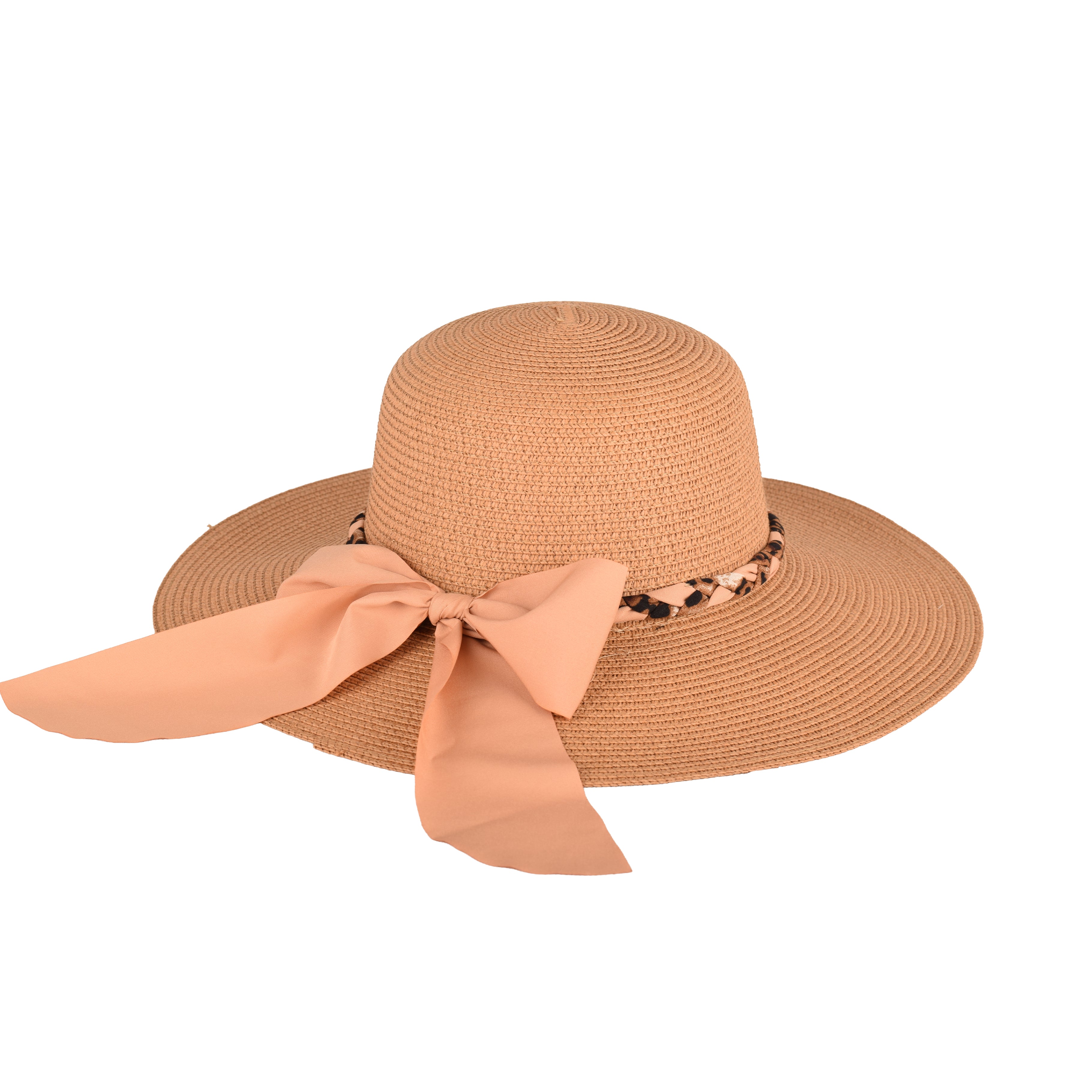 Ladies Beach Premium Straw Sun Hat | Wide Brim UV Protection UK