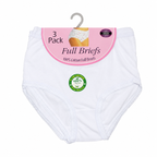 Hopoye ladies plain cotton mama brief multipack, product photo 1