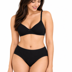 Hopoye ladies plain cotton mama brief multipack, product photo 7
