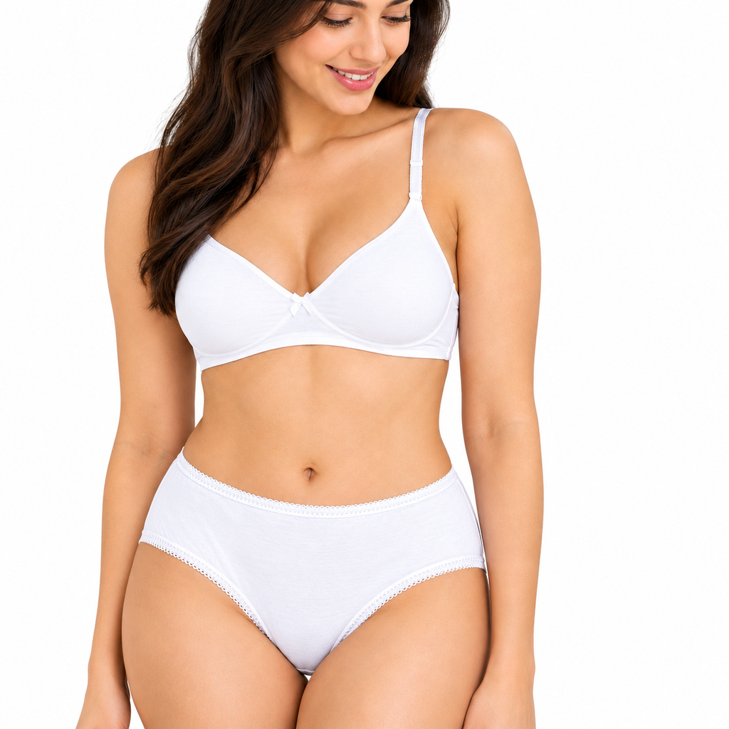 Hopoye ladies plain cotton mama brief multipack, product photo 8