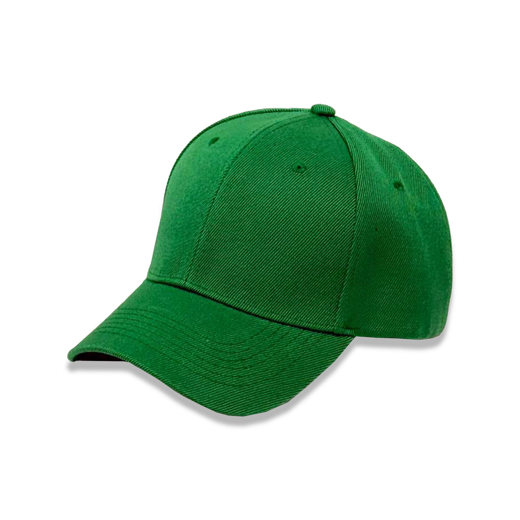 Plain Baseball Cap Adjustable Velcro | 27 Colours 100% Acrylic UK