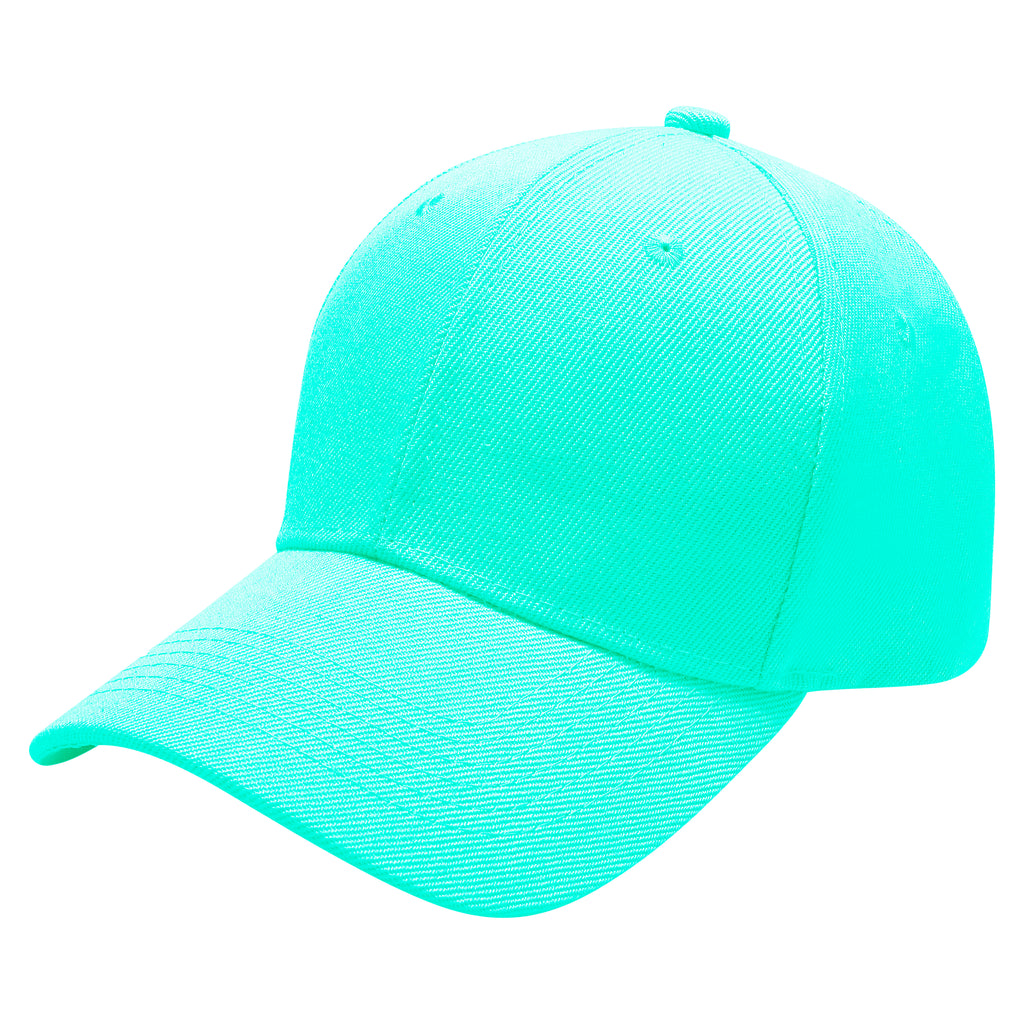 Plain Baseball Cap Adjustable Velcro | 27 Colours 100% Acrylic UK