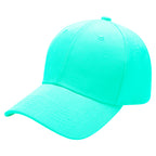 Plain acrylic cap further colour choice structured crown adjustable UK Hopoye