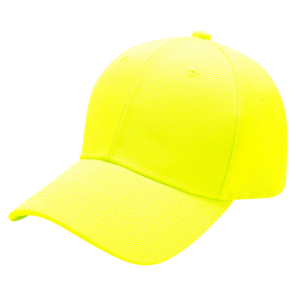 Plain Baseball Cap Adjustable Velcro | 27 Colours 100% Acrylic UK