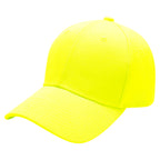 Plain baseball cap additional solid shade one size adjustable velcro UK Hopoye