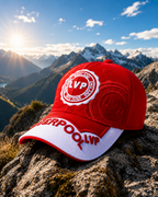 Unofficial Liverpool fan baseball cap in red 100% cotton, product view 6