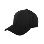 Flexi stretch fit cap side view plain fitted UK Hopoye