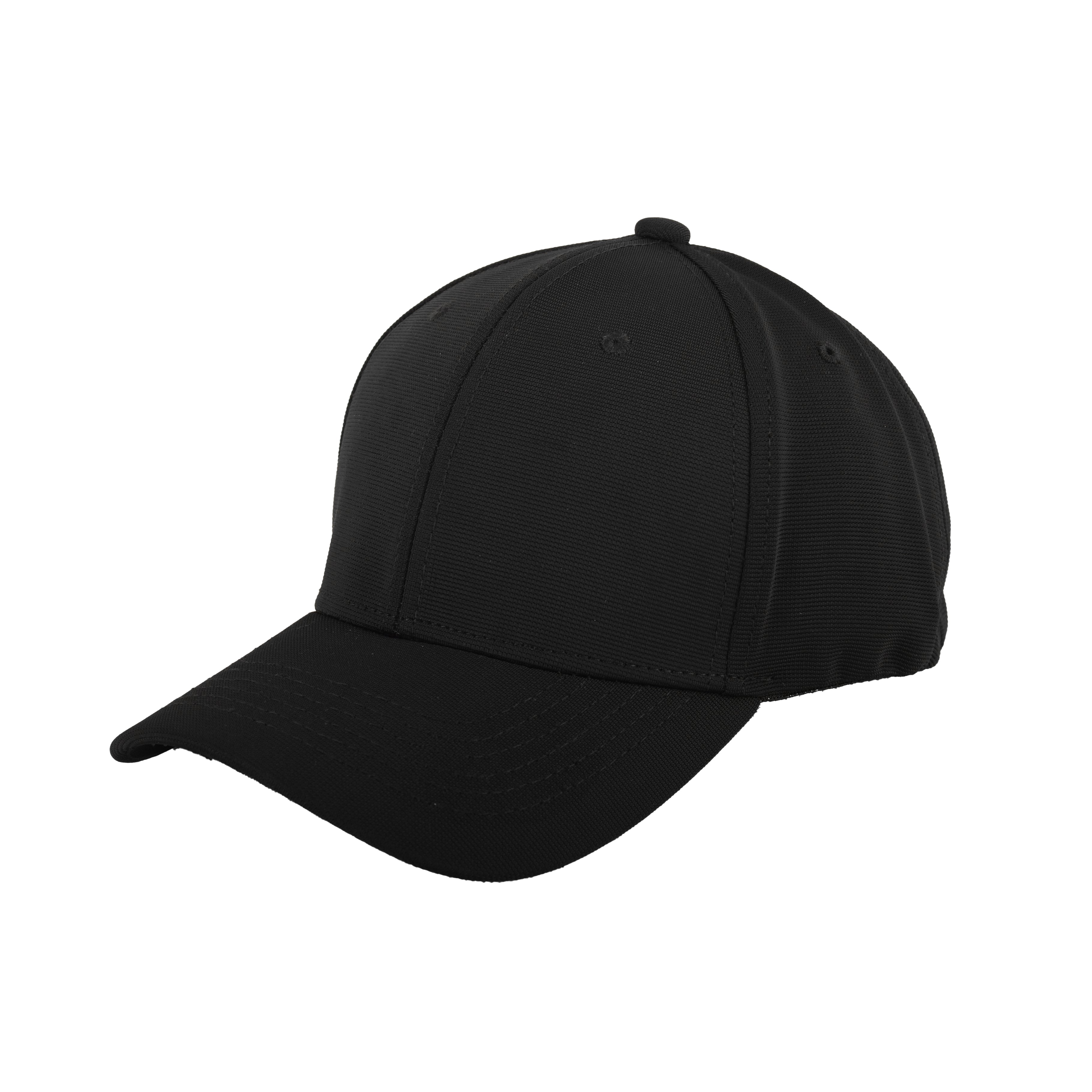 Flexi stretch fit cap side view plain fitted UK Hopoye