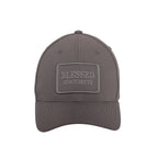 Blessed Since Birth baseball cap dark grey adjustable cotton slogan cap UK Hopoye