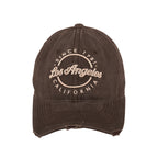 LA California baseball cap back view adjustable UK Hopoye