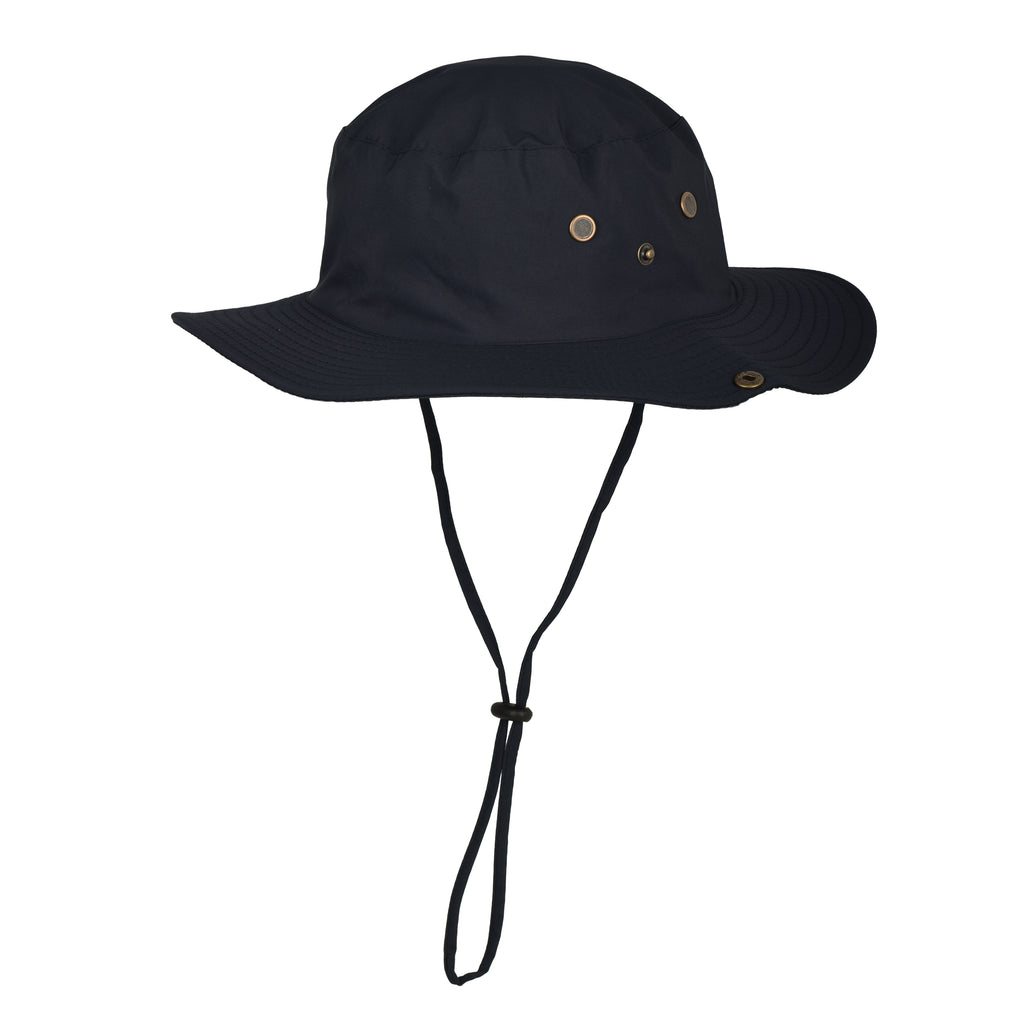 Hikers boonie hat back view adjustable waterproof UV UK Hopoye