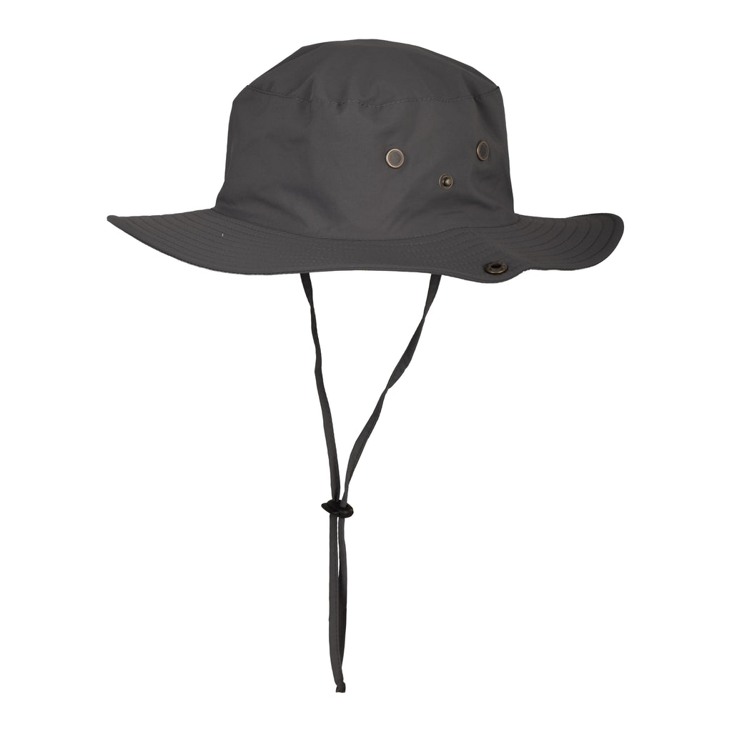 Waterproof boonie hiking hat side view adjustable chin strap UK