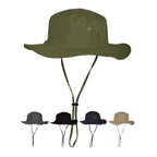 Premium waterproof hikers boonie hat sun protection adjustable UK Hopoye