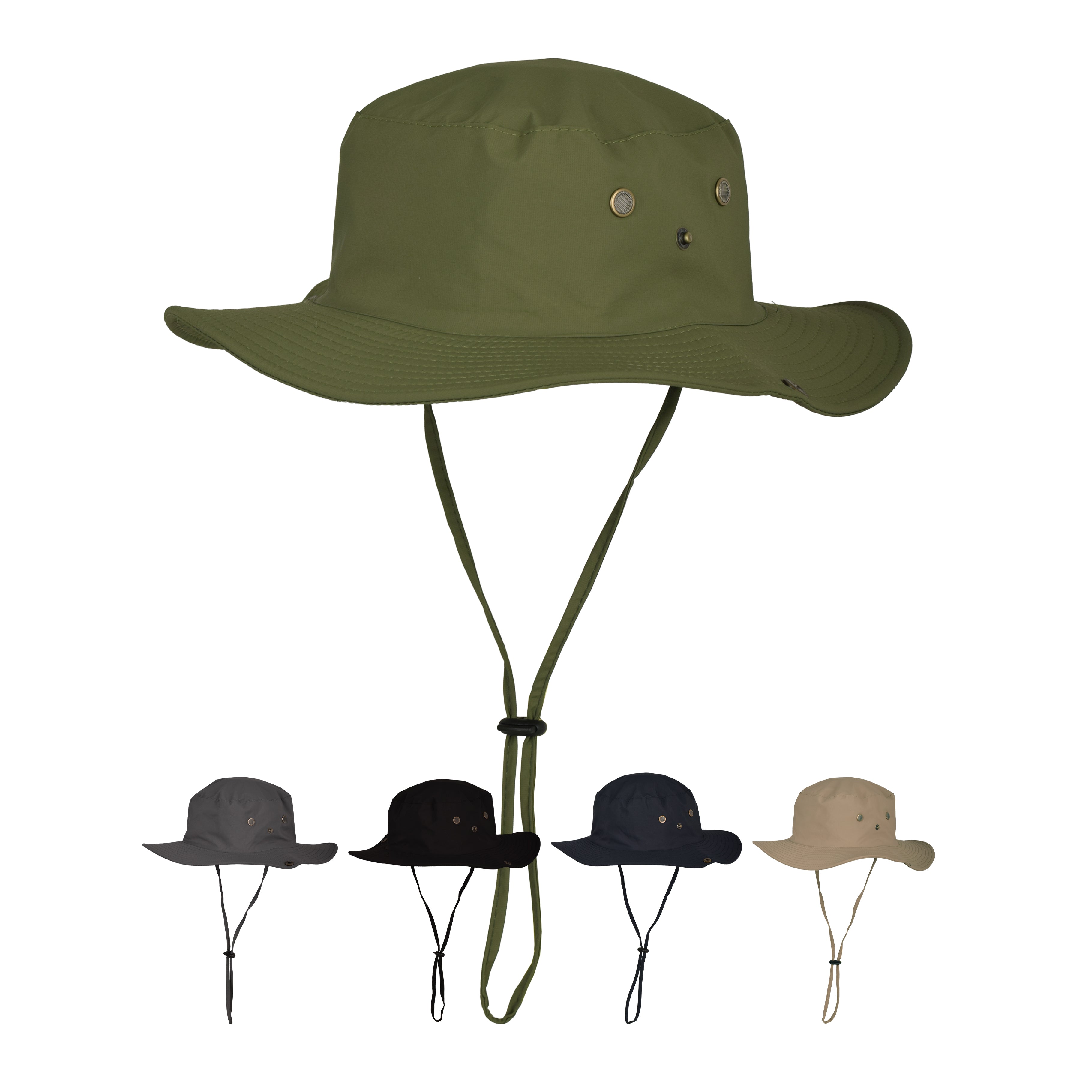 Premium waterproof hikers boonie hat sun protection adjustable UK Hopoye