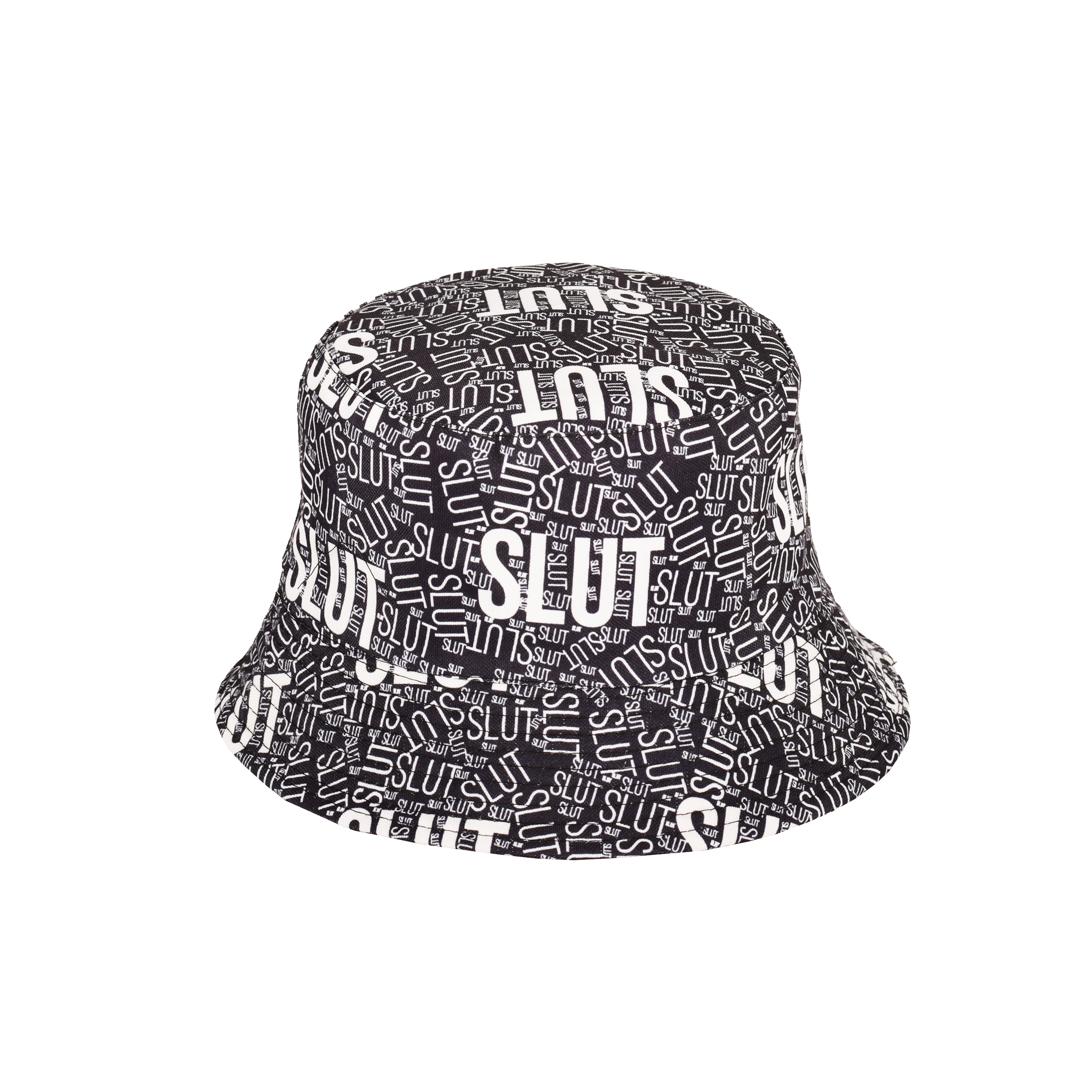 Novelty slogan bucket hat worn adult humour festival UK Hopoye