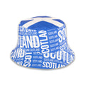 Scotland saltire bucket hat close up cotton one size UK