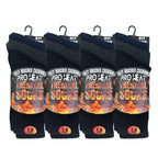 Fully brushed cushioned thermal socks with a 1.8 tog warmth rating