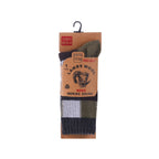 Hopoye men's two tone merino wool blend check socks, photo 3