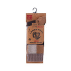 Hopoye men's two tone merino wool blend check socks, photo 4