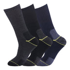Big foot work socks multipack for men UK 11-14 cushioned sole reinforced heel and toe