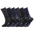 Cushioned work socks for big feet UK size 11-14 cotton rich knit Hopoye UK