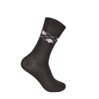 Men's non-binding diabetic socks folded comfortable wide cuff cotton rich UK