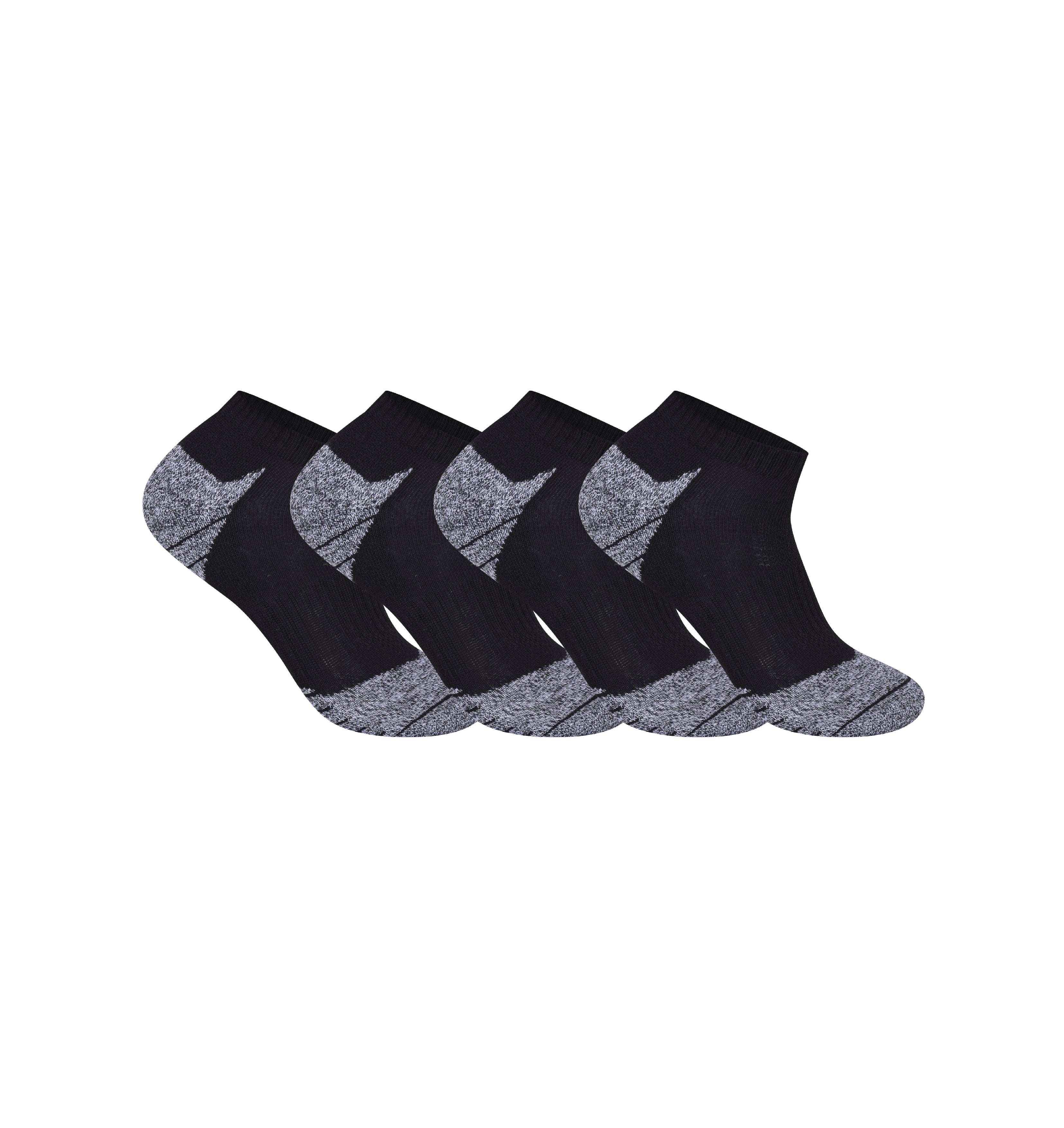 White men's trainer socks breathable cotton low cut ankle UK 3 6 9 12 pairs