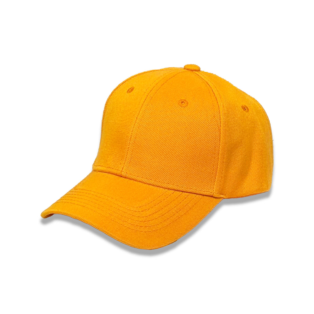 Plain Baseball Cap Adjustable Velcro | 27 Colours 100% Acrylic UK