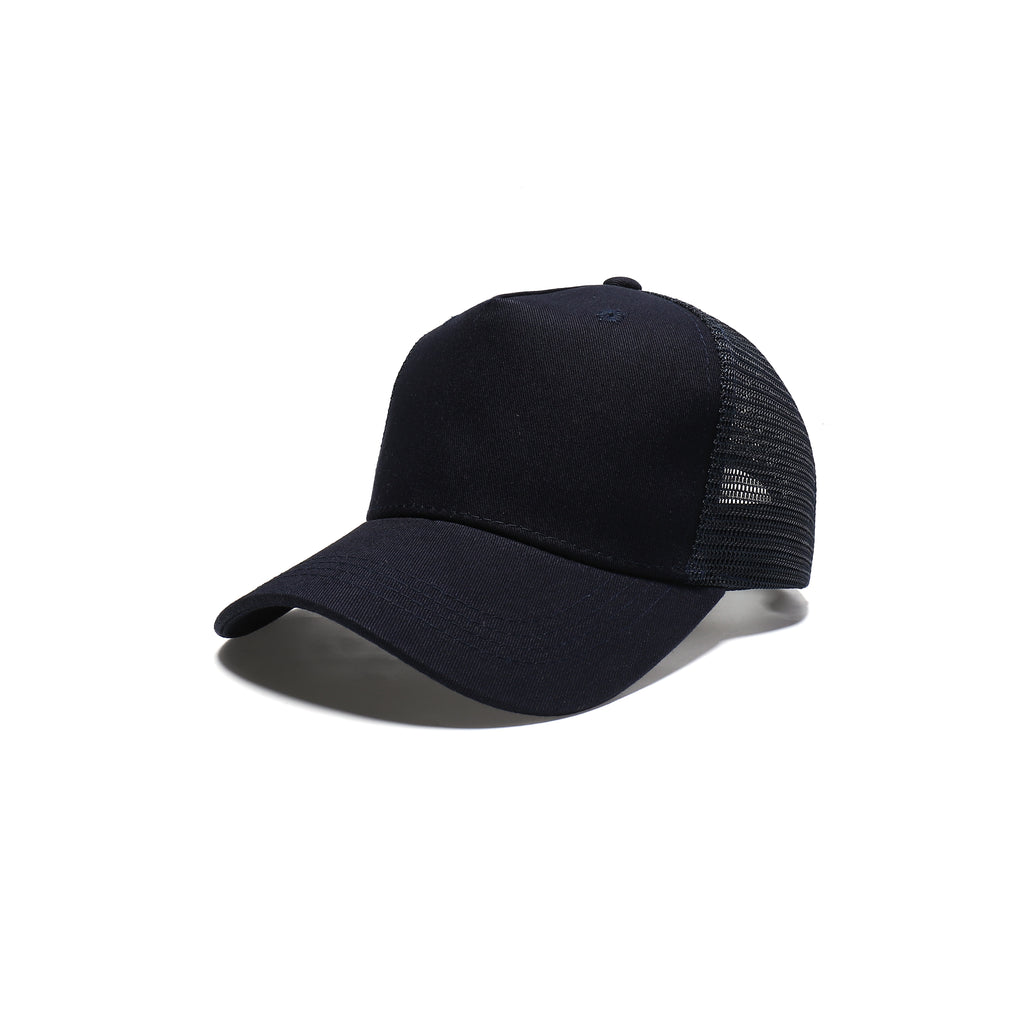 Plain Trucker Cap Mesh Net 5 Panel | 100% Cotton 6 Colours UK