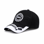 Unofficial Newcastle fan baseball cap in black 100% cotton, product view 6