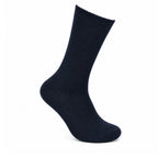 Hopoye loose top cotton socks for sensitive legs and wider calves, non-elastic cuff