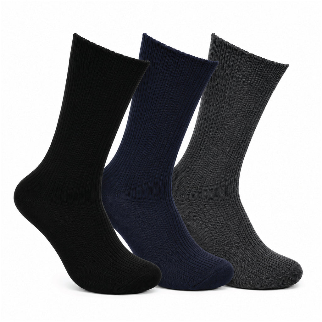 Hopoye big foot diabetic socks UK 11-14 EU 45-48 with non-elastic loose top