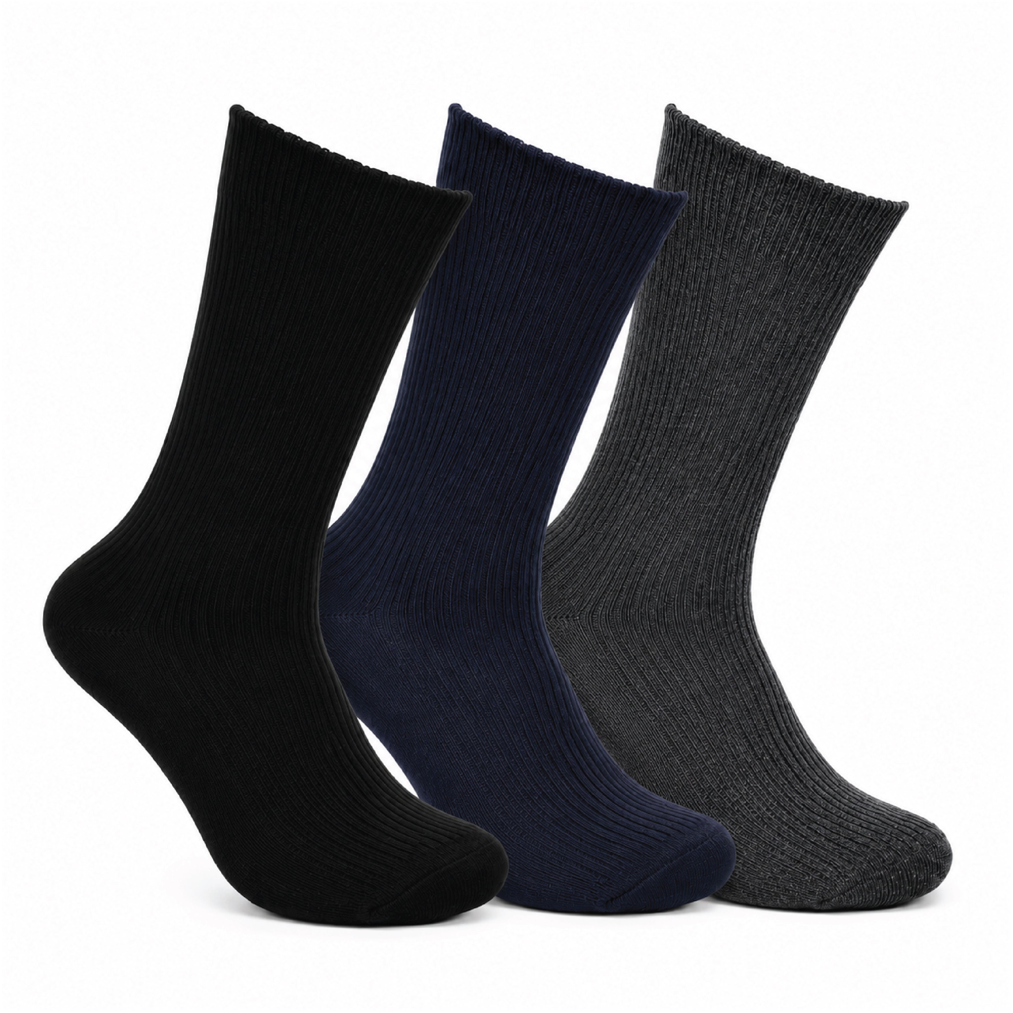 Hopoye big foot diabetic socks UK 11-14 EU 45-48 with non-elastic loose top