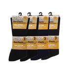 Soft breathable 100% cotton diabetic socks with ribbed leg, Hopoye Nonelastic range