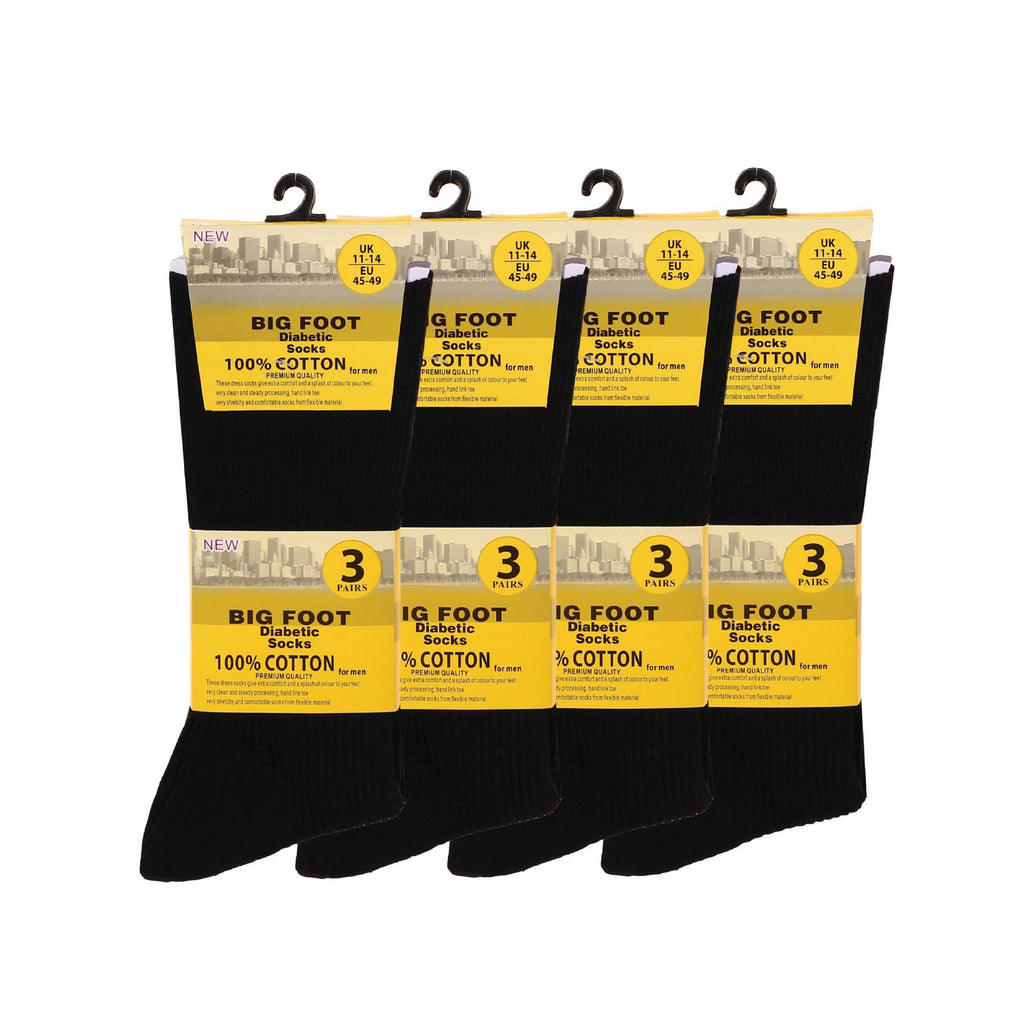 Hopoye non-elastic socks with gentle loose cuff that does not dig in, UK delivery